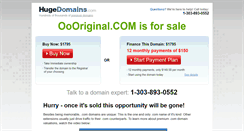 Desktop Screenshot of oooriginal.com